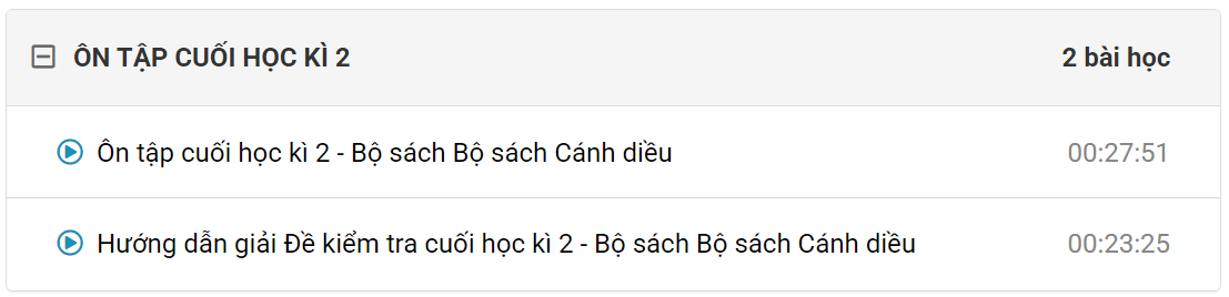 Khóa học online Văn 6 Cánh diều (hay nhất)