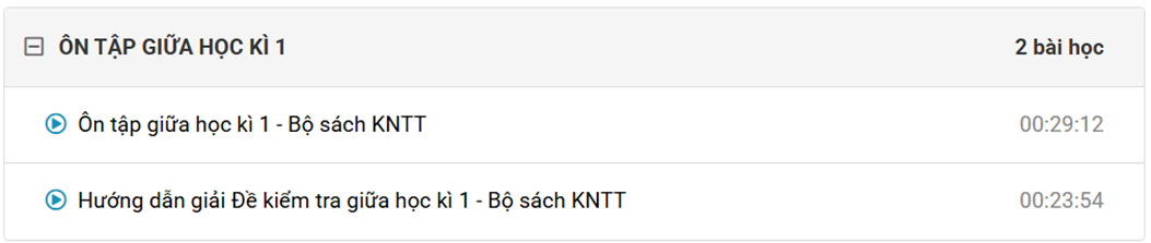 Khóa học online Văn 6 Kết nối tri thức (hay nhất)