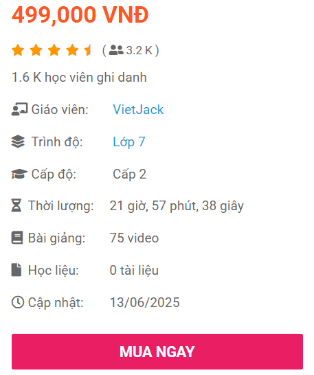 (Video) Khóa học online Văn 7 Cánh diều (hay nhất)