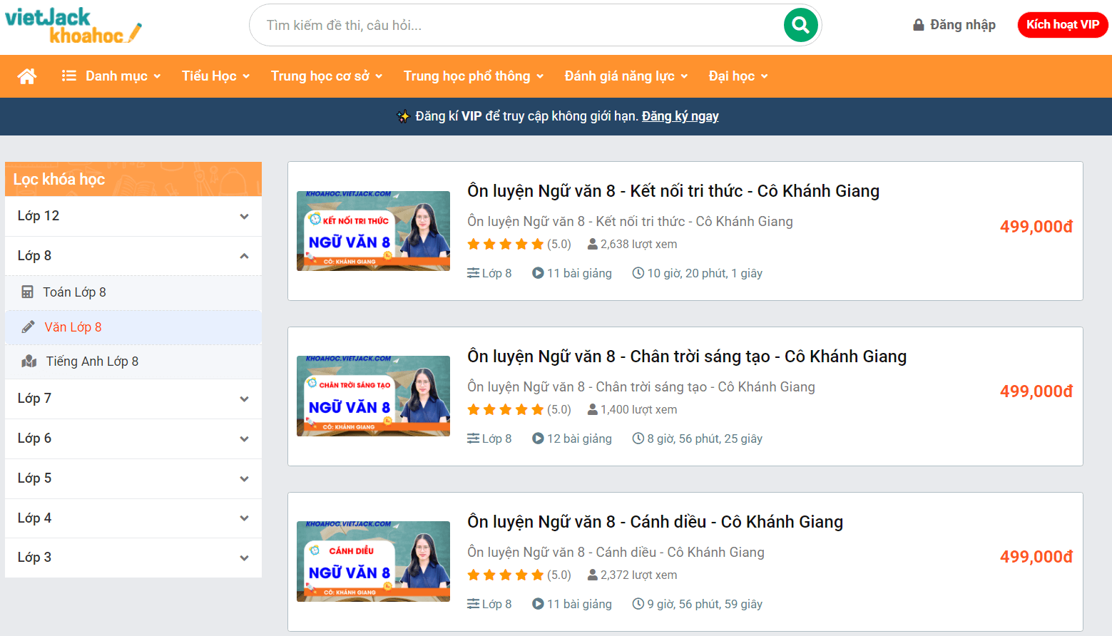 (Video) Khóa học online Văn 8 Cánh diều (hay nhất)