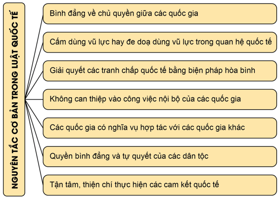 Lý thuyết KTPL 12 Cánh diều Bài 15: Những vấn đề chung về pháp luật quốc tế | Kinh tế Pháp luật 12