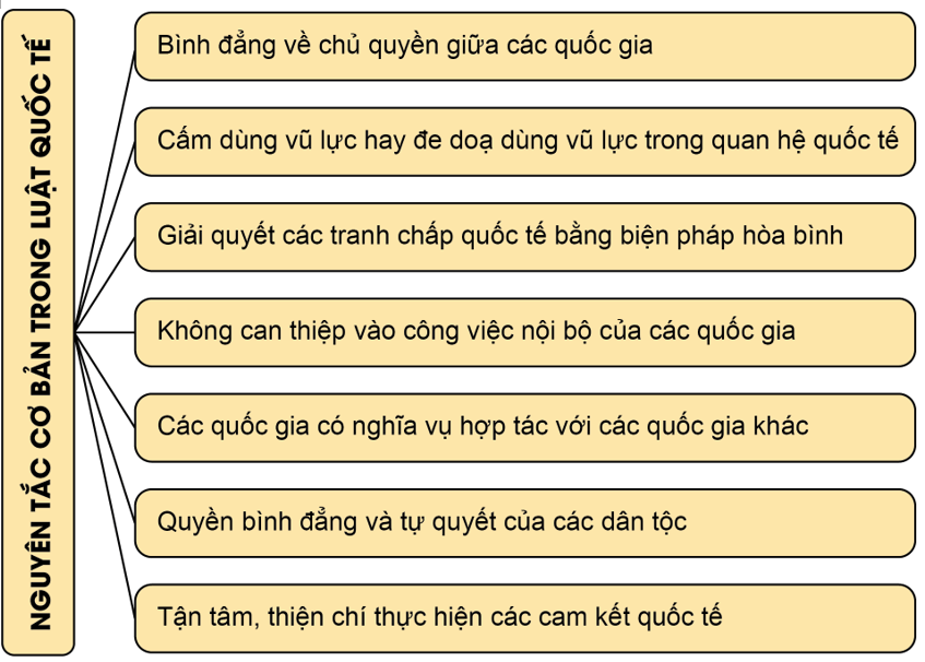 Lý thuyết KTPL 12 Kết nối tri thức Bài 14: Một số vấn đề chung về pháp luật quốc tế | Kinh tế Pháp luật 12 