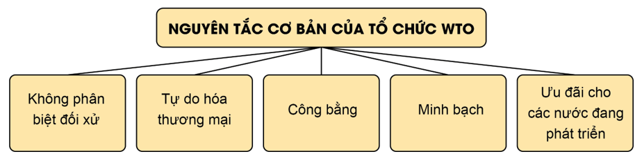 Lý thuyết KTPL 12 Kết nối tri thức Bài 16: Nguyên tắc cơ bản của Tổ chức Thương mại thế giới và hợp đồng thương mại quốc tế | Kinh tế Pháp luật 12 