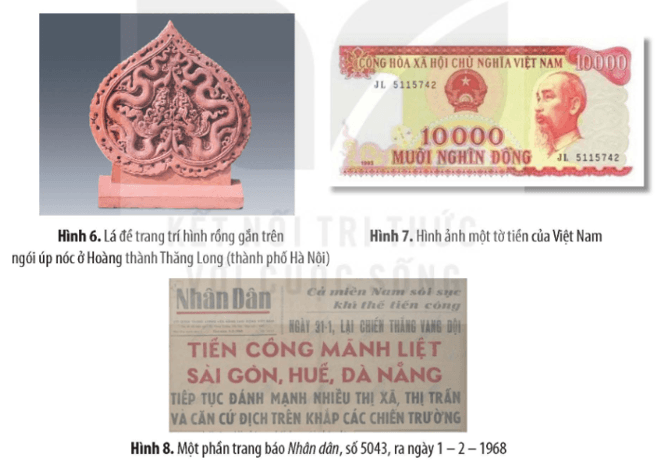 Quan sát các hình 6 - 8 (tr. 14) và rút ra một số thông tin qua khai thác các sử liệu đó