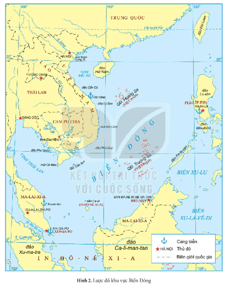 Xác định vị trí của một số đảo quần đảo thuộc Biển Đông và quần đảo Hoàng Sa quần đảo Trường Sa