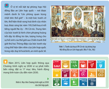 Đọc thông tin, tư liệu và quan sát các hình từ 4 đến 7, trình bày vai trò của Liên hợp quốc.