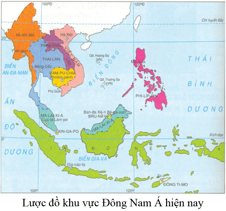 Tóm tắt lý thuyết Lịch sử lớp 6 Chương 4: Đông Nam Á (Từ những thế kỉ tiếp giáp công nguyên đến thế kỉ X)
