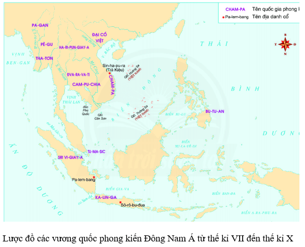 Lý thuyết Lịch Sử 6 Bài 12: Các vương quốc ở Đông Nam Á