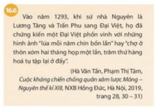 Sự phát triển kinh tế Đại Việt dưới góc nhìn của sứ thần nhà Nguyên
