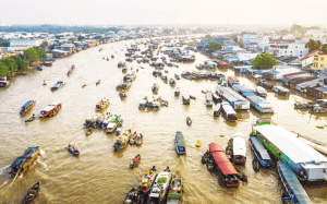 Trắc nghiệm Lịch Sử và Địa Lí lớp 4 Cánh diều Bài 19 (có đáp án): Dân cư, hoạt động sản xuất và một số nét văn hóa ở vùng Nam Bộ
