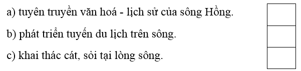 Trắc nghiệm Lịch Sử và Địa Lí lớp 4 Chân trời sáng tạo Bài 11 (có đáp án): Sông Hồng và văn minh sông Hồng