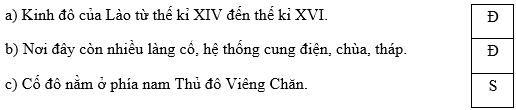 Trắc nghiệm Lịch Sử và Địa Lí lớp 5 Chân trời sáng tạo Bài 18 (có đáp án): Nước Cộng hoà Dân chủ Nhân dân Lào (ảnh 4)