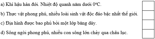 Trắc nghiệm Lịch Sử và Địa Lí lớp 5 Chân trời sáng tạo Bài 21 (có đáp án): Các châu lục và đại dương trên thế giới (ảnh 11)