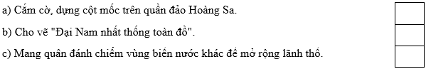 Trắc nghiệm Lịch Sử và Địa Lí lớp 5 Chân trời sáng tạo Bài 3 (có đáp án): Biển, đảo Việt Nam (ảnh 5)