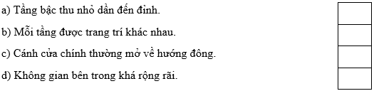 Trắc nghiệm Lịch Sử và Địa Lí lớp 5 Chân trời sáng tạo Bài 7 (có đáp án): Vương quốc Chăm-pa (ảnh 8)