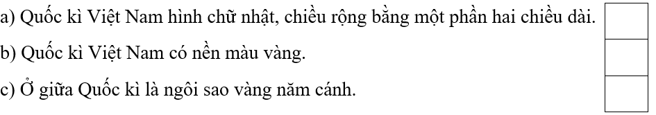 Trắc nghiệm Lịch Sử và Địa Lí lớp 5 Kết nối tri thức Bài 1 (có đáp án): Vị trí địa lí, lãnh thổ, đơn vị hành chính, Quốc kì, Quốc huy, Quốc ca