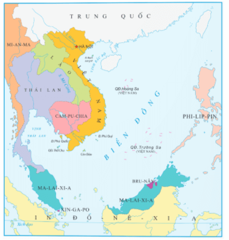 Trắc nghiệm Lịch Sử và Địa Lí lớp 5 Kết nối tri thức Bài 1 (có đáp án): Vị trí địa lí, lãnh thổ, đơn vị hành chính, Quốc kì, Quốc huy, Quốc ca