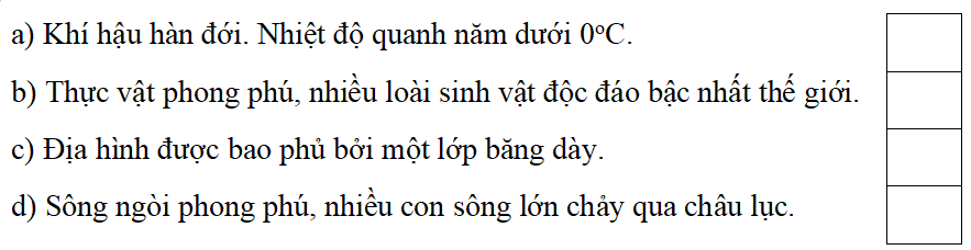 Trắc nghiệm Lịch Sử và Địa Lí lớp 5 Kết nối tri thức Bài 22 (có đáp án): Các châu lục và đại dương trên thế giới