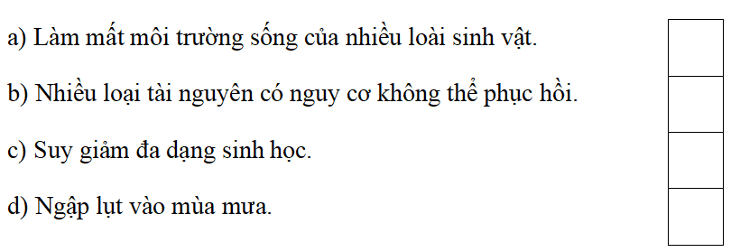Trắc nghiệm Lịch Sử và Địa Lí lớp 5 Kết nối tri thức Bài 26 (có đáp án): Xây dựng thế giới xanh - sạch - đẹp