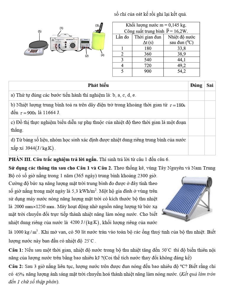 Đề thi thử Vật Lí Tốt nghiệp THPT 2025-2026 liên trường Anh Sơn Đô Lương, Thanh Chương, Yên Thành (Nghệ An)