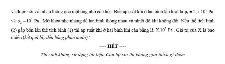 Đề thi thử Vật Lí Tốt nghiệp THPT 2025-2026 Sở Hưng Yên (Mã 0204)