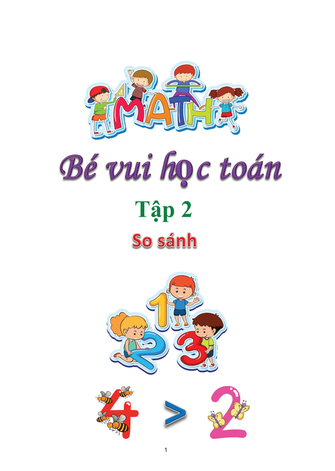 Bé vui học Toán Tập 2 (So sánh)