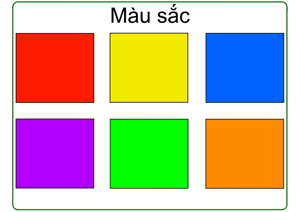 Bộ học liệu nhận biết cho bé