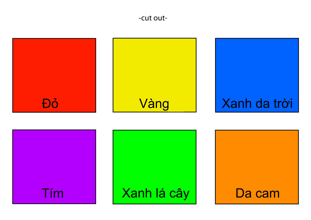 Bộ học liệu nhận biết cho bé