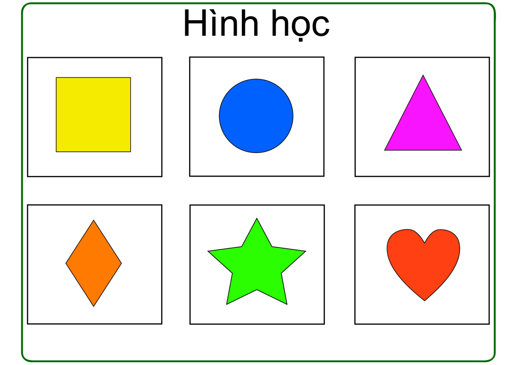 Bộ học liệu nhận biết cho bé