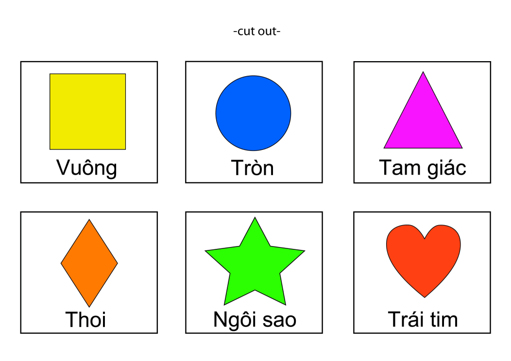 Bộ học liệu nhận biết cho bé