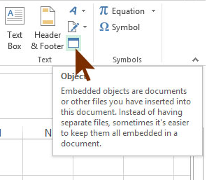 Cách đính kèm file trong Excel
