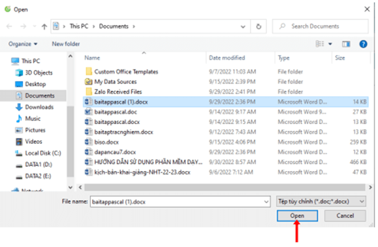 Hướng dẫn đưa bài tập lên hệ thống phần mềm VietSchool