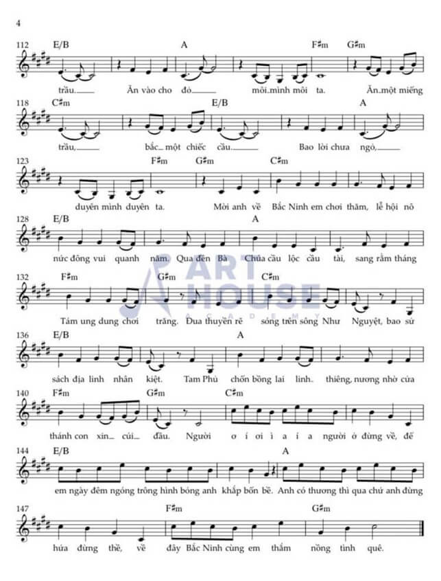 Bắc Bling (lời bài hát, lyric chính xác nhất)