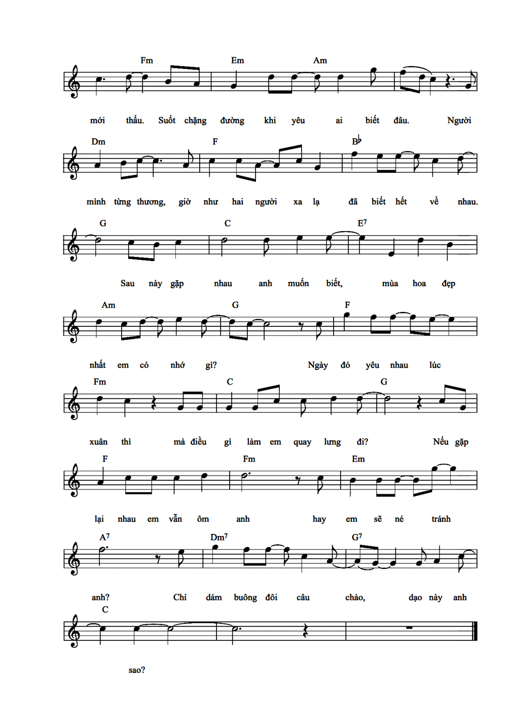 Bông hoa đẹp nhất (lời bài hát, lyric chính xác nhất)