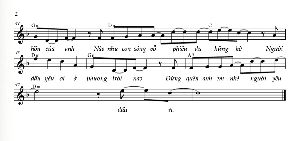 Cánh buồm phiêu du (lời bài hát, lyric chính xác nhất)