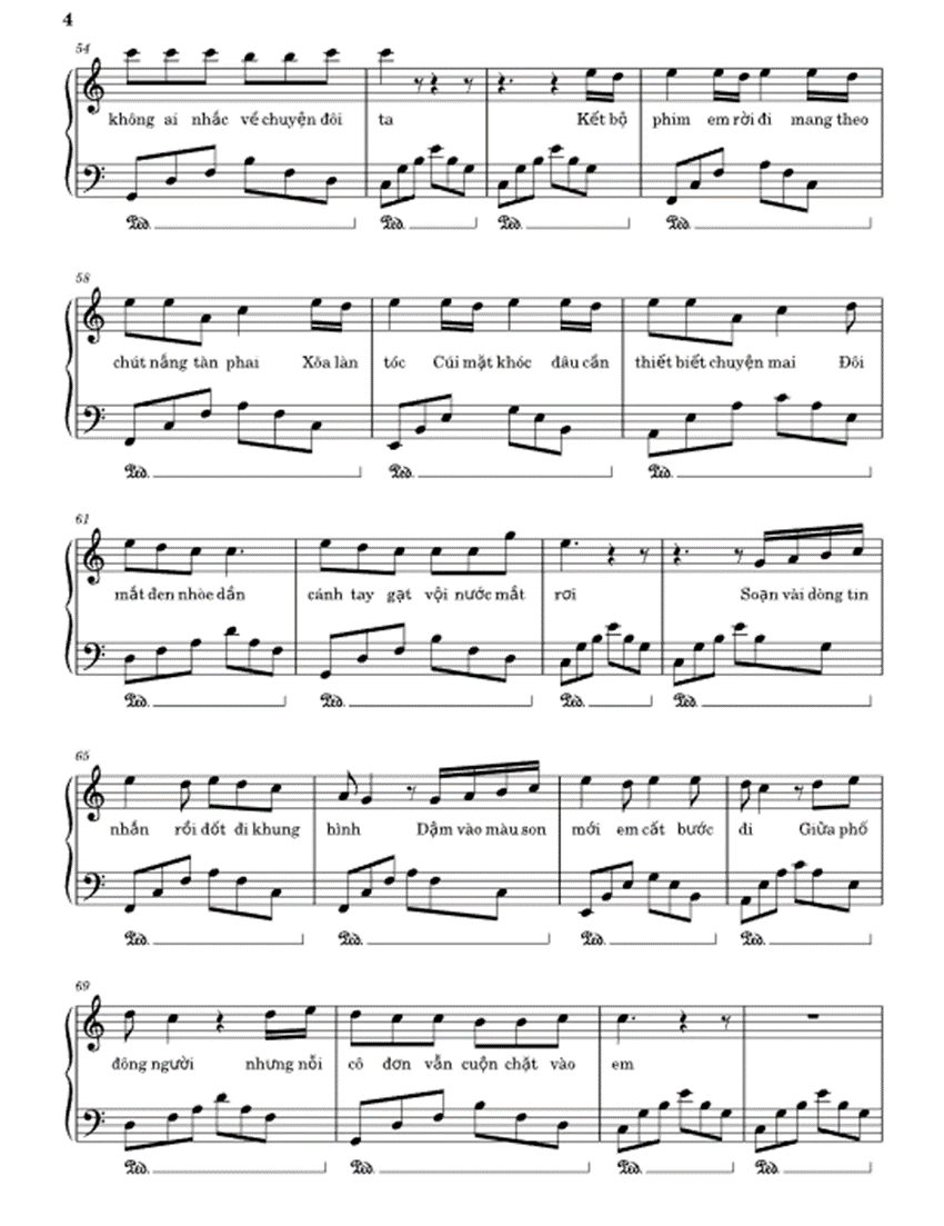 Chuyện đôi ta (lời bài hát, lyric chính xác nhất)