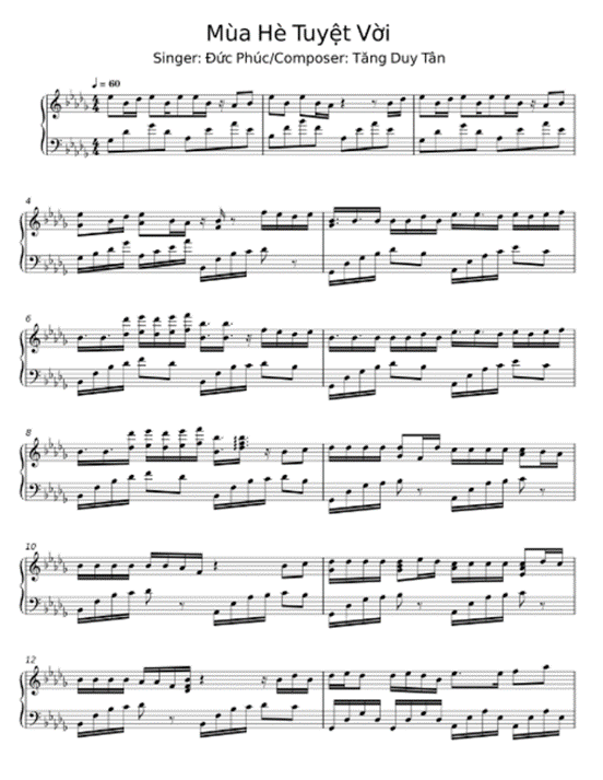 Mùa hè tuyệt vời (lời bài hát, lyric chính xác nhất)