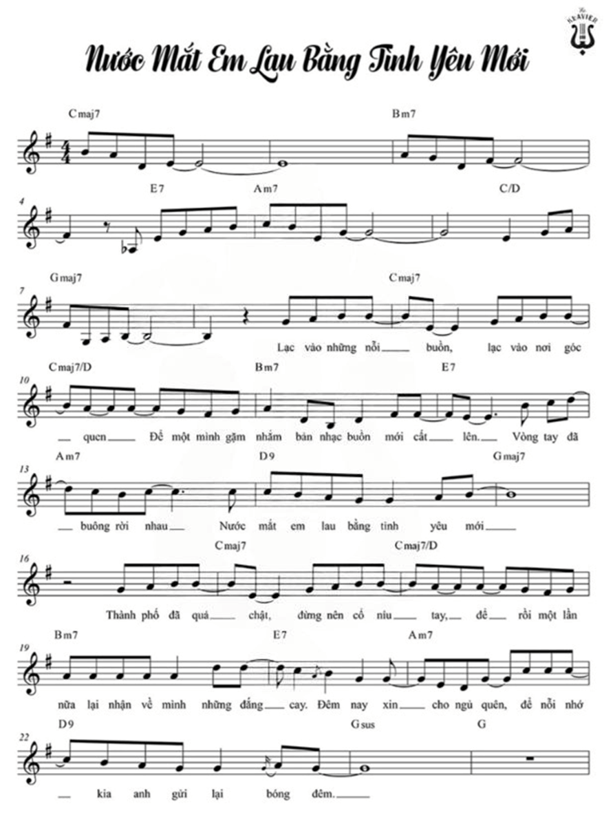 Nước mắt em lau bằng tình yêu mới (lời bài hát, lyric chính xác nhất)