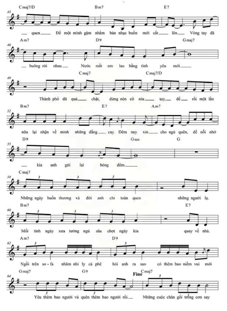 Nước mắt em lau bằng tình yêu mới (lời bài hát, lyric chính xác nhất)