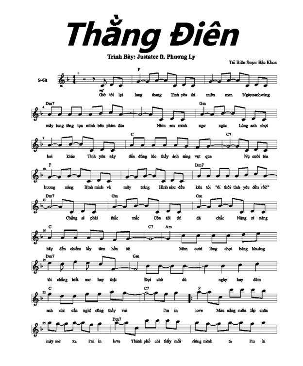 Thằng Điên (lời bài hát, lyric chính xác nhất)