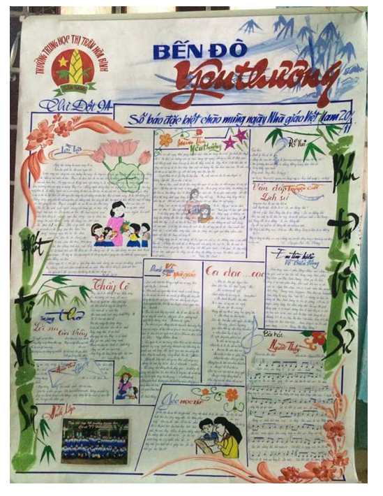 Mẫu báo tường ngày nhà giáo Việt Nam 20-11 đẹp nhất, ý nghĩa nhất