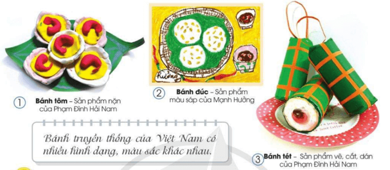 Mĩ thuật lớp 4 Cánh diều Bài 11: Bánh ngon truyền thống