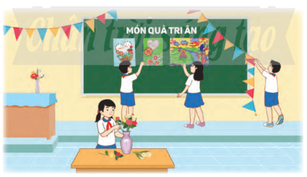 Mĩ thuật lớp 4 Chân trời sáng tạo Bài 14: Món quà tri ân