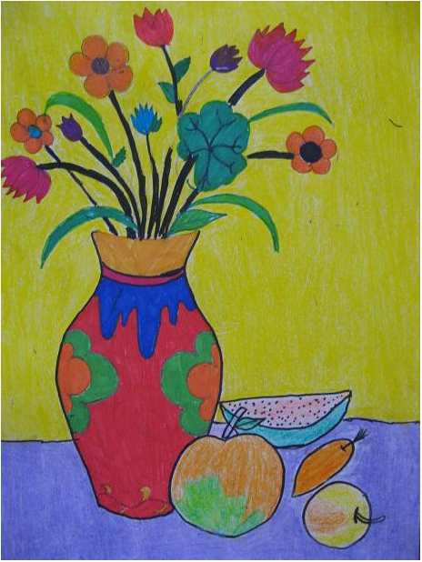 Lọ hoa và quả - một chủ đề đầy tinh tế và chất liệu cho các bức tranh mỹ thuật. Với một bài học cụ thể về lọ hoa và quả cho học sinh lớp 8, các bạn sẽ được học cách đưa chủ đề này trở nên sống động và ấn tượng hơn bao giờ hết.