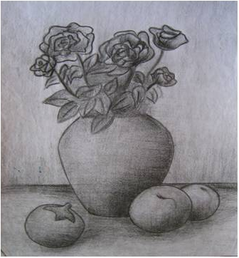 Mĩ thuật lớp 9 Bài 2: Lọ hoa và quả (Vẽ hình)