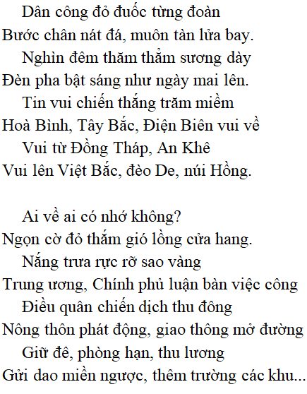 Bài thơ Việt Bắc - nội dung, dàn ý phân tích, bố cục, tác giả | Ngữ văn lớp 12