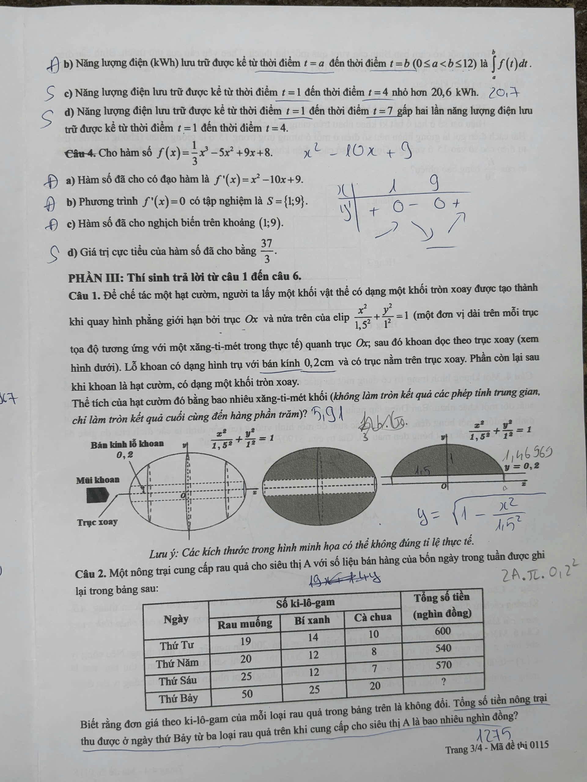 Đề chính thức Toán Tốt nghiệp THPT 2026 (có đáp án)