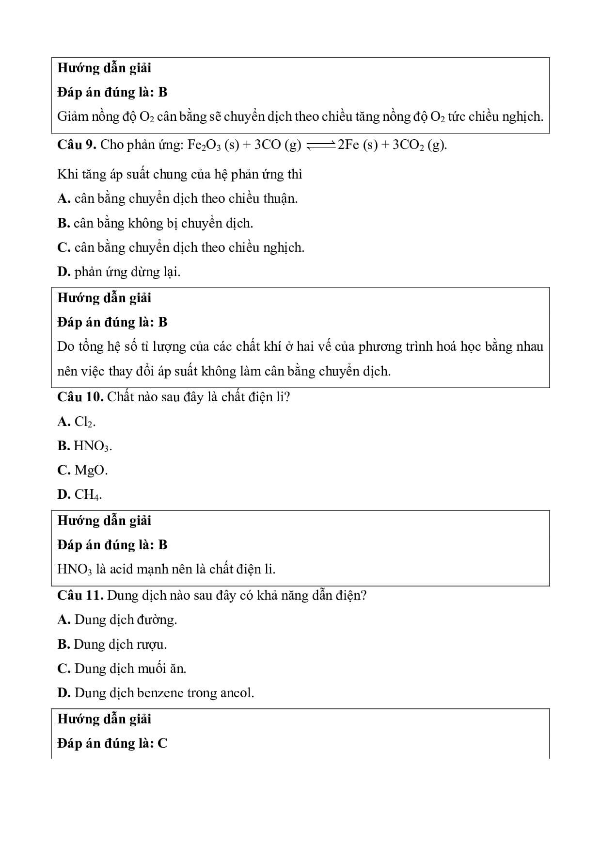 Đề kiểm tra Hóa học 11 Chân trời sáng tạo theo Chương (có lời giải)
