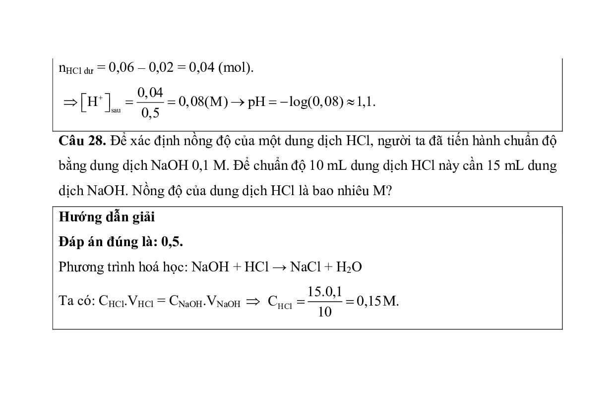 Đề kiểm tra Hóa học 11 Kết nối tri thức theo Chương (có lời giải)