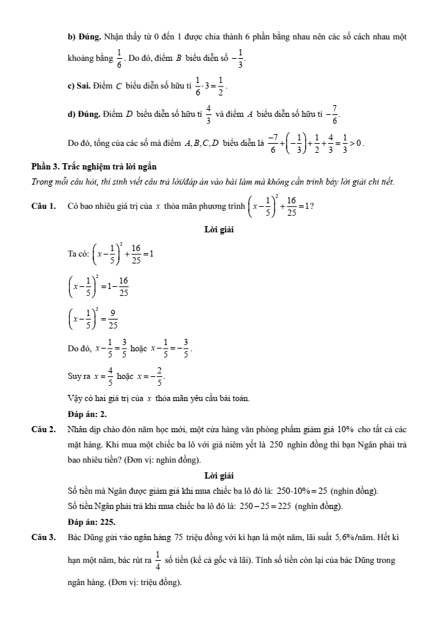 Đề kiểm tra Toán 7 Kết nối tri thức theo Chương (có lời giải)